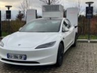 La Tesla Model 3 Propulsion à un Superchargeur.. // Source : Robin San Vicente pour Numerama