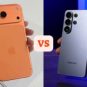 Comparatif Galaxy S26 Ultra VS iPhone 17 Pro Max // Source : Numerama Comparatif Galaxy S26 Ultra VS iPhone 17 Pro Max // Source : Numerama