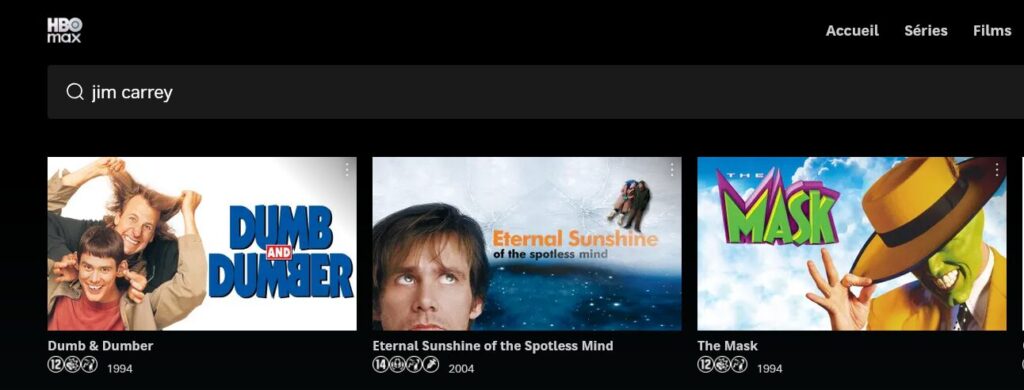 Les films de Jim Carrey sur HBO Max Les films de Jim Carrey sur HBO Max