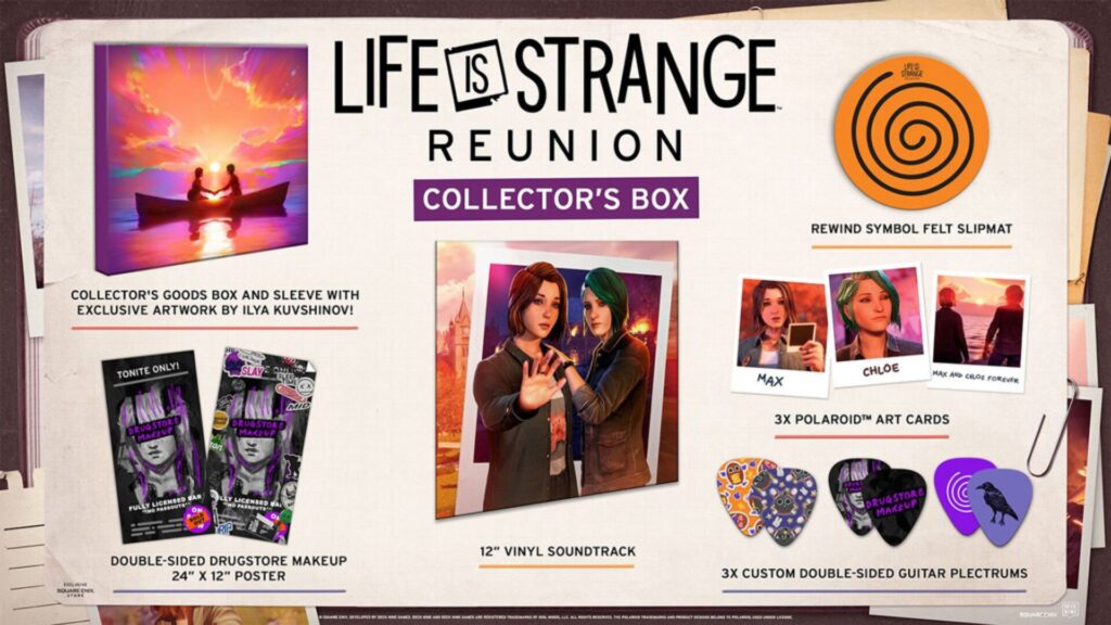 Life is Strange Reunion collector // Source : Square Enix