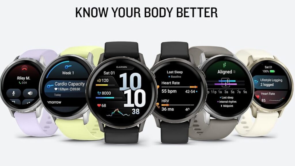 La Garmin Venu 4 // Source : Garmin La Garmin Venu 4 // Source : Garmin