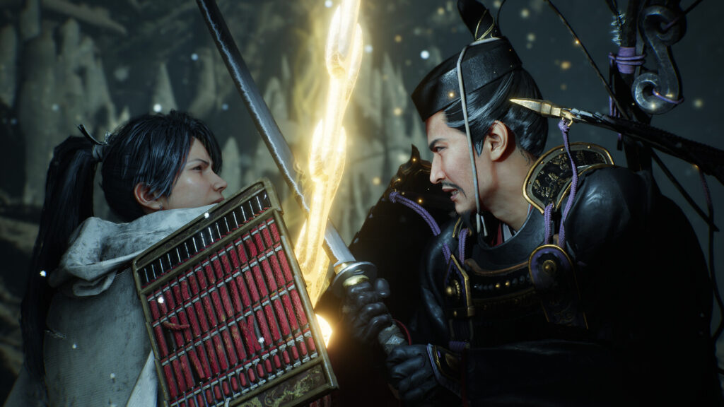 Dans Nioh 3, on se bat aussi contre des humains. Dans Nioh 3, on se bat aussi contre des humains.