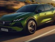 La Peugeot E-408 restylé. // Source : Peugeot