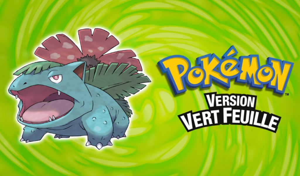 Pokémon Version Vert Feuille // Source : Nintendo Pokémon Version Vert Feuille // Source : Nintendo
