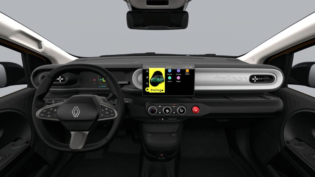 La Renault Twingo E-Tech dans sa version à moins de 20 000 €. // Source : Renault La Renault Twingo E-Tech dans sa version à moins de 20 000 €. // Source : Renault