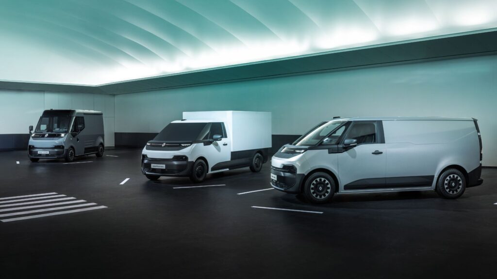 Les futures utilitaires électriques de Renault // Source : Renault