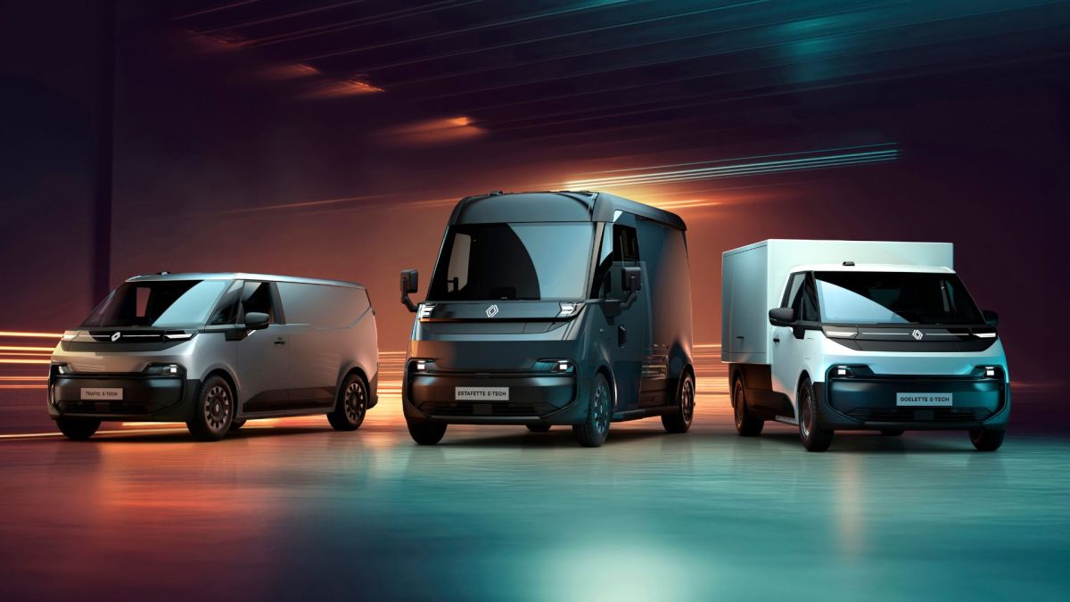 Les futures utilitaires électriques de Renault // Source : Renault