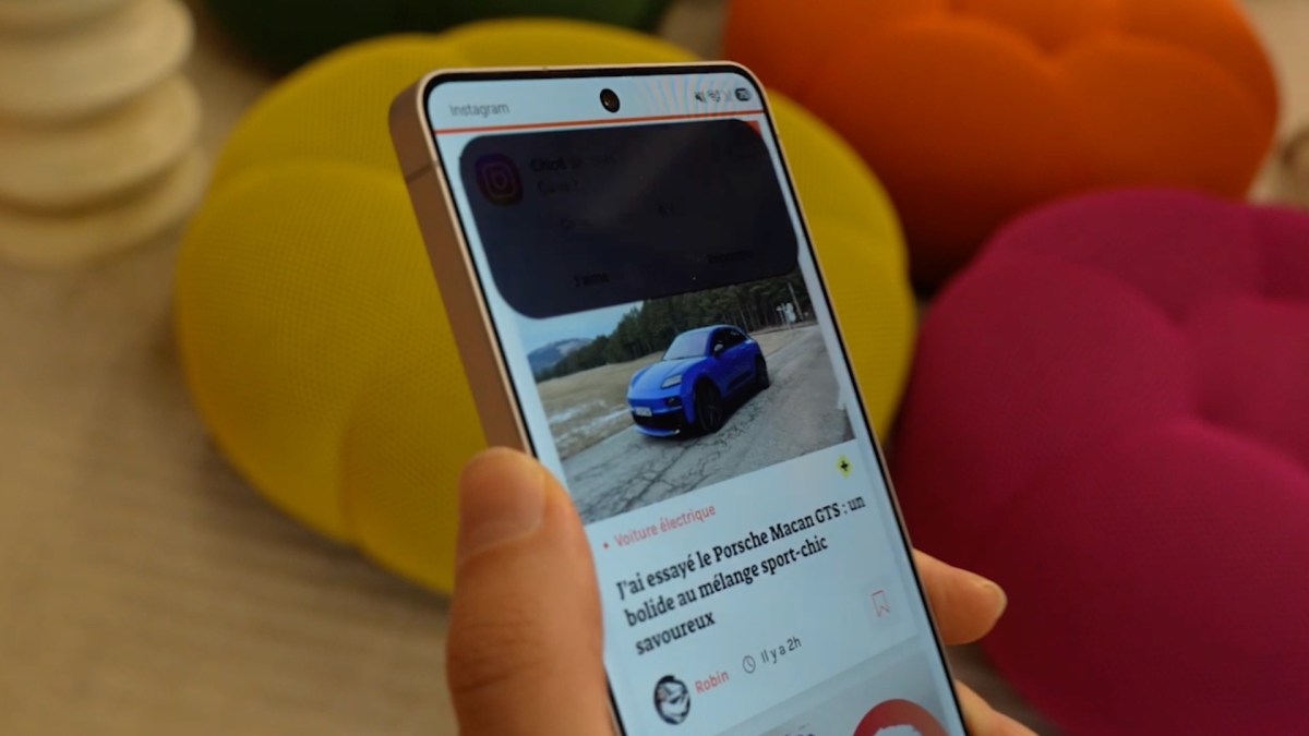 Privacy Display sur Samsung Galaxy S26 Ultra. // Source : Numerama Privacy Display sur Samsung Galaxy S26 Ultra. // Source : Numerama