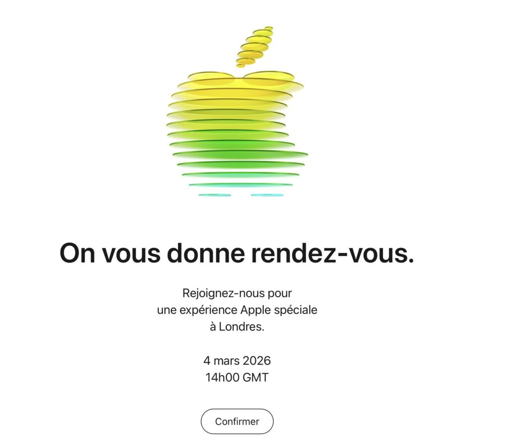 Le carton d'invitation reçu par Numerama pour la keynote Apple de mars 2026. Le carton d'invitation reçu par Numerama pour la keynote Apple de mars 2026.