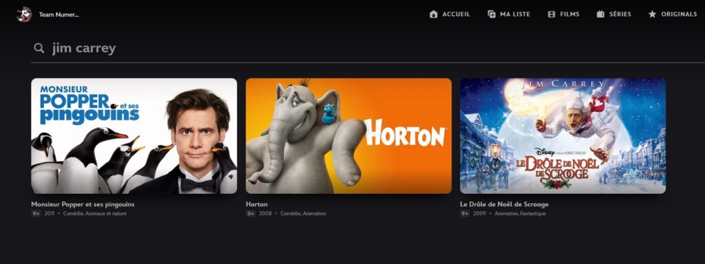 Les films de Jim Carrey sur Disney+ Les films de Jim Carrey sur Disney+