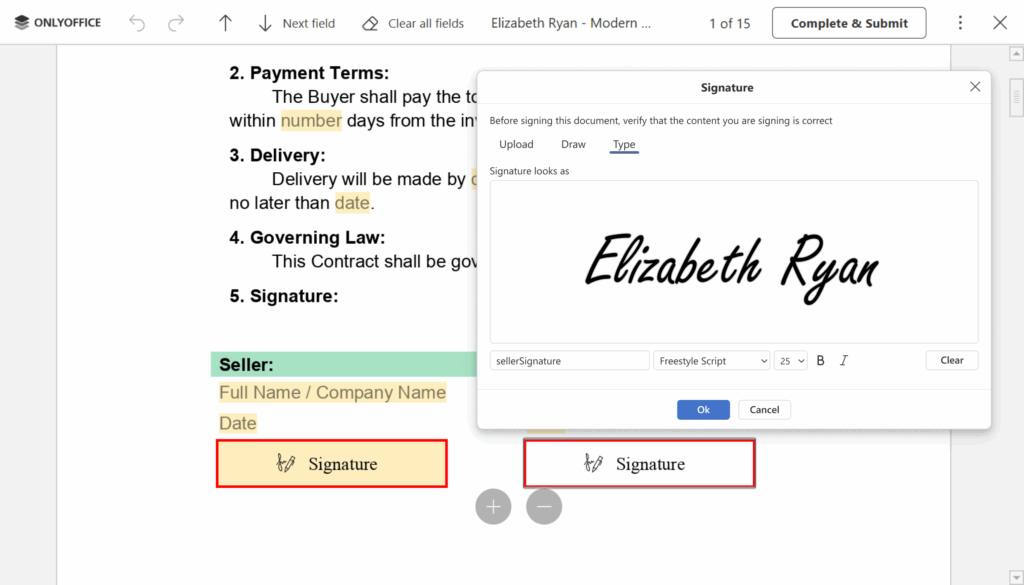 La gestion des signatures de PDF