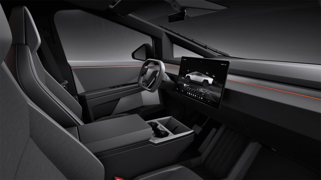 Le Tesla Cybertruck dans sa version abordable à moins de 60 000 dollars. // Source : Tesla Le Tesla Cybertruck dans sa version abordable à moins de 60 000 dollars. // Source : Tesla