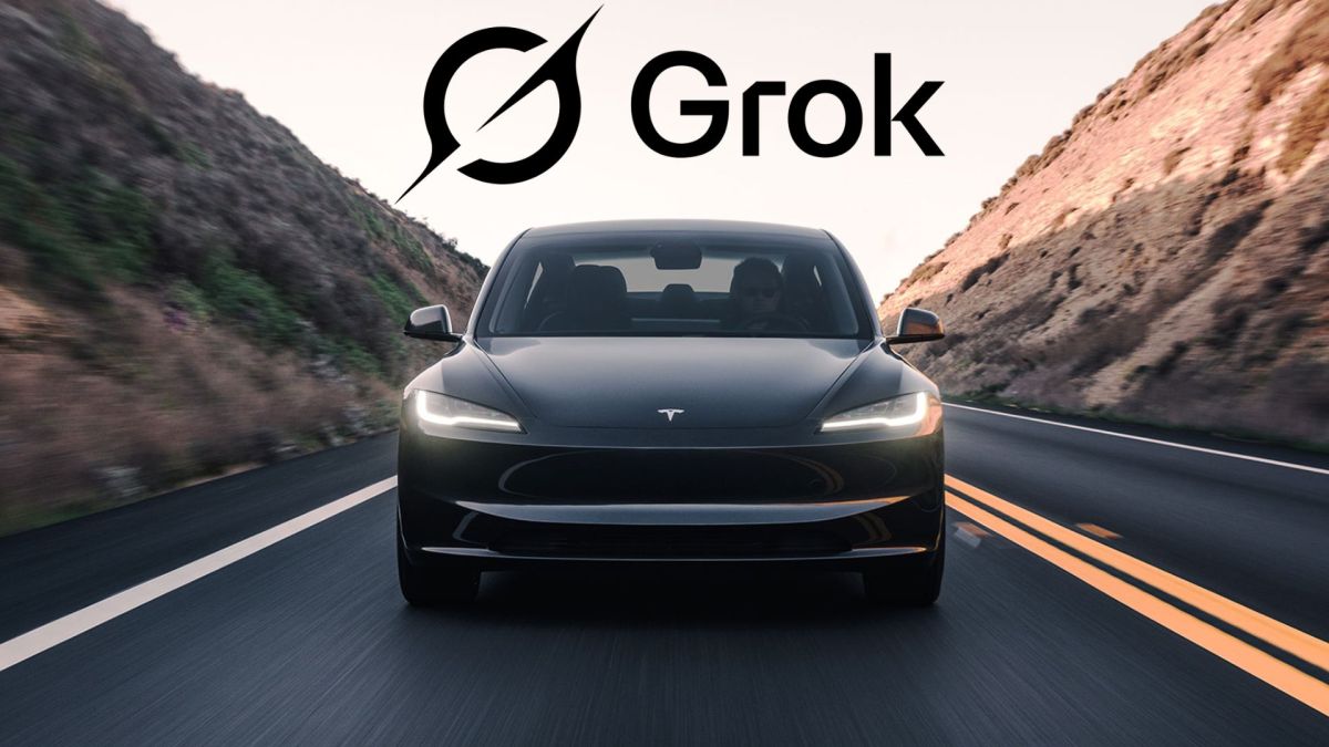 Grok arrive dans les Tesla en Europe. // Source : Une par Numerama Grok arrive dans les Tesla en Europe. // Source : Une par Numerama