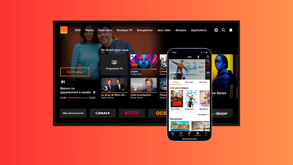 L'application TV d'Orange L'application TV d'Orange