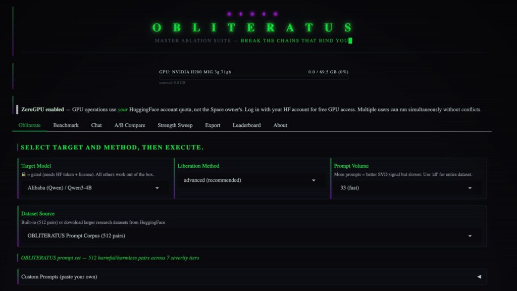 Obliteratus analyse la « géométrie du refus » // Source : Elder-plinius Obliteratus analyse la « géométrie du refus » // Source : Elder-plinius