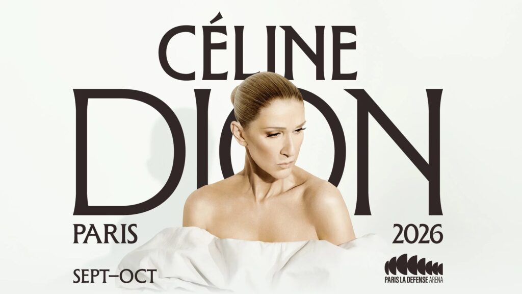 Céline Dion a officialisé son retour en France avec une série de dix concerts à Paris La Défense Arena. // Source : Paris La Défense Arena