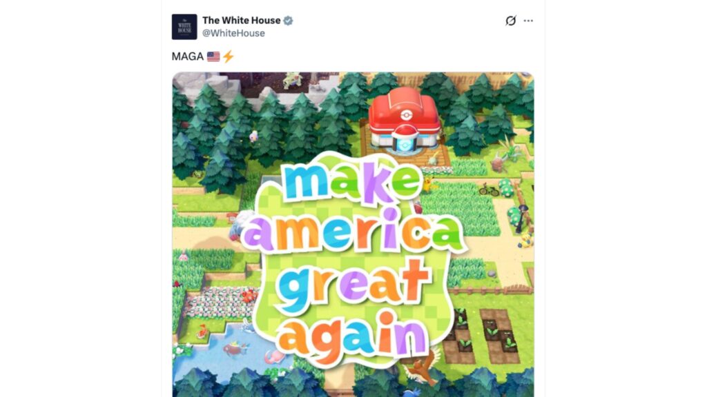 La photo publiée sur X par la Maison-Blanche. // Source : @WhiteHouse sur X La photo publiée sur X par la Maison-Blanche. // Source : @WhiteHouse sur X