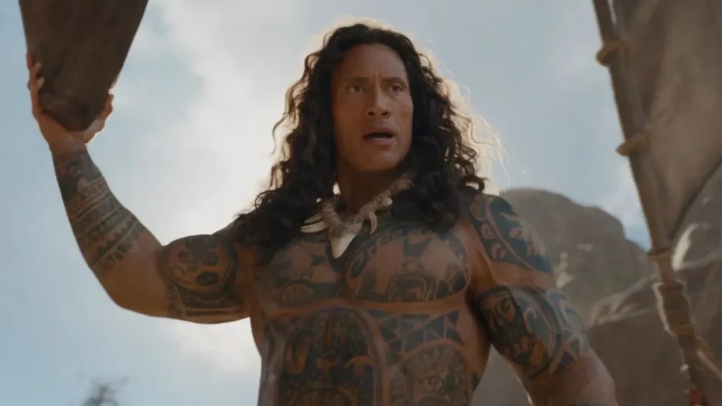 The Rock dans Vaiana // Source : Disney The Rock dans Vaiana // Source : Disney
