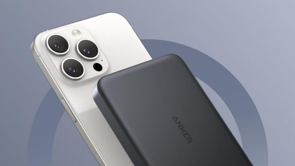 Anker MagGo Power Bank 10 000 mAh // Source : Anker Anker MagGo Power Bank 10 000 mAh // Source : Anker