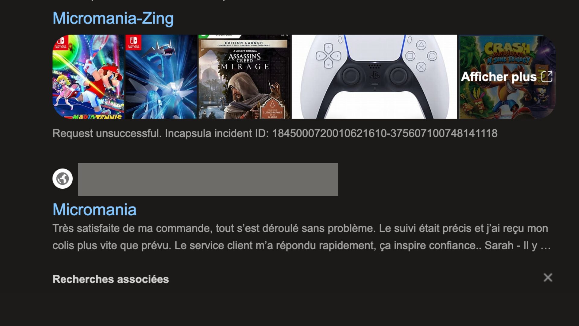 En début d'après-midi le 10 mars 2026, le site de phishing apparaissait en deuxième position sur les résultats Bing sans être sponsorisé // Source : Capture d'écran Numerama En début d'après-midi le 10 mars 2026, le site de phishing apparaissait en deuxième position sur les résultats Bing sans être sponsorisé // Source : Capture d'écran Numerama