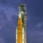 La fusée SLS d'Artémis II. // Source : Flickr/Nasa HQ Photo (image recadrée) La fusée SLS d'Artémis II. // Source : Flickr/Nasa HQ Photo (image recadrée)