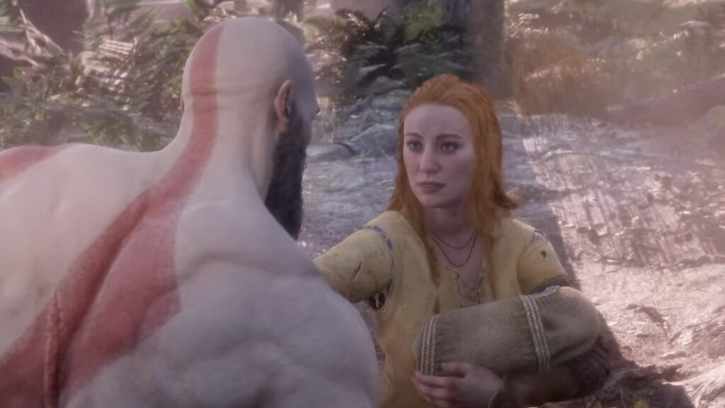 Faye dans God of War Ragnarök // Source : Capture YouTube Faye dans God of War Ragnarök // Source : Capture YouTube