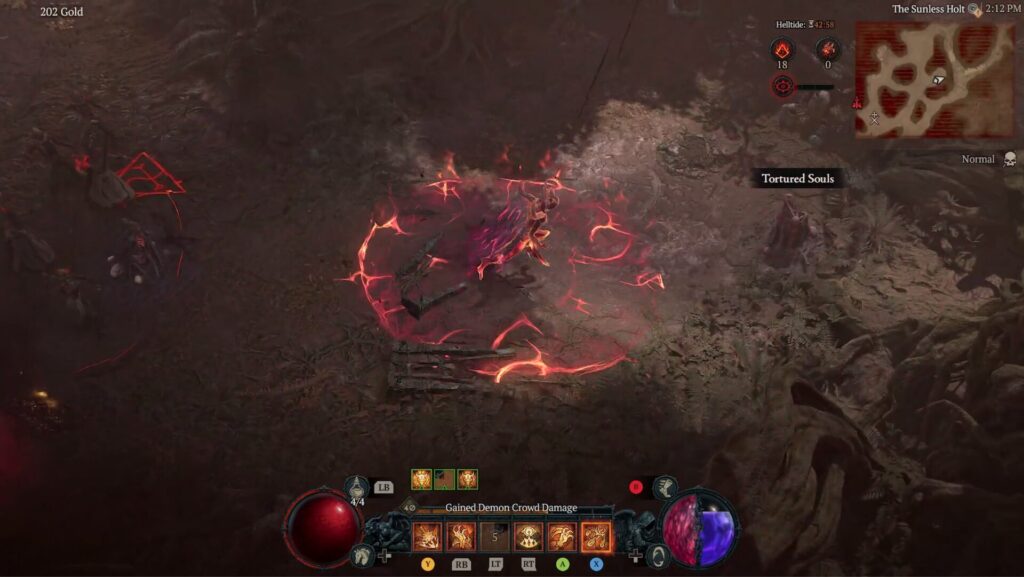 Le démoniste dans Diablo 4 // Source : Capture PC Le démoniste dans Diablo 4 // Source : Capture PC