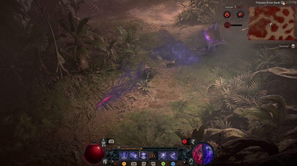 Le démoniste dans Diablo 4 // Source : Capture PC Le démoniste dans Diablo 4 // Source : Capture PC