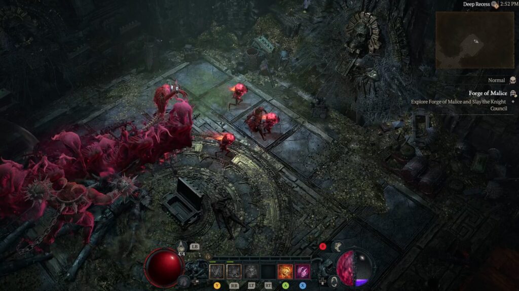 Le démoniste dans Diablo 4 // Source : Capture PC Le démoniste dans Diablo 4 // Source : Capture PC