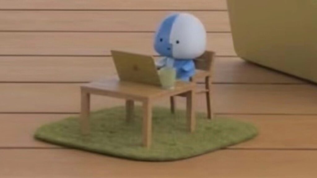 La nouvelle mascotte d'Apple // Source : TikTok La nouvelle mascotte d'Apple // Source : TikTok