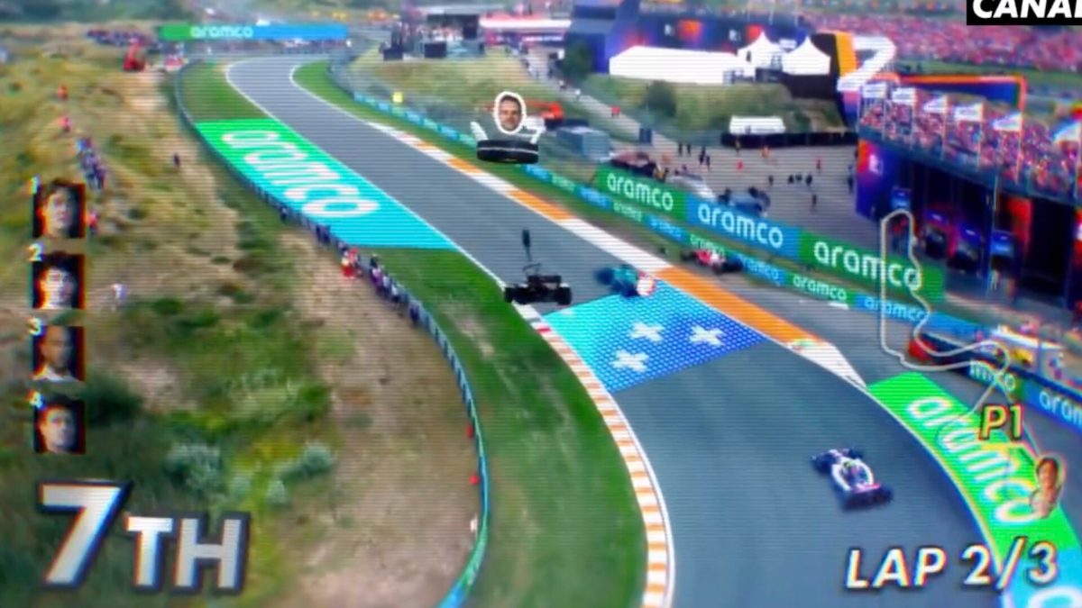 Canal+ fait une pub F1 à la sauce Mario Kart // Source : Canal+ Canal+ fait une pub F1 à la sauce Mario Kart // Source : Canal+