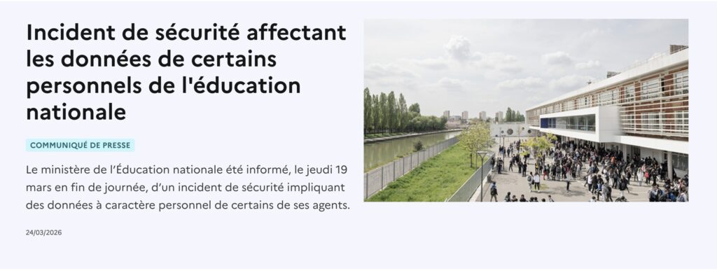 Dans son communiqué, le COSSIM précise que les agents concernés seront directement informés dans les meilleurs délais. // Source : Capture d'écran Numerama Dans son communiqué, le COSSIM précise que les agents concernés seront directement informés dans les meilleurs délais. // Source : Capture d'écran Numerama