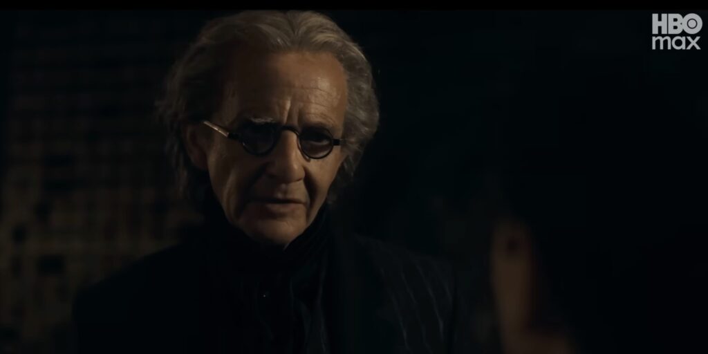 Ollivander et la prophétie // Source : HBO Max Ollivander et la prophétie // Source : HBO Max