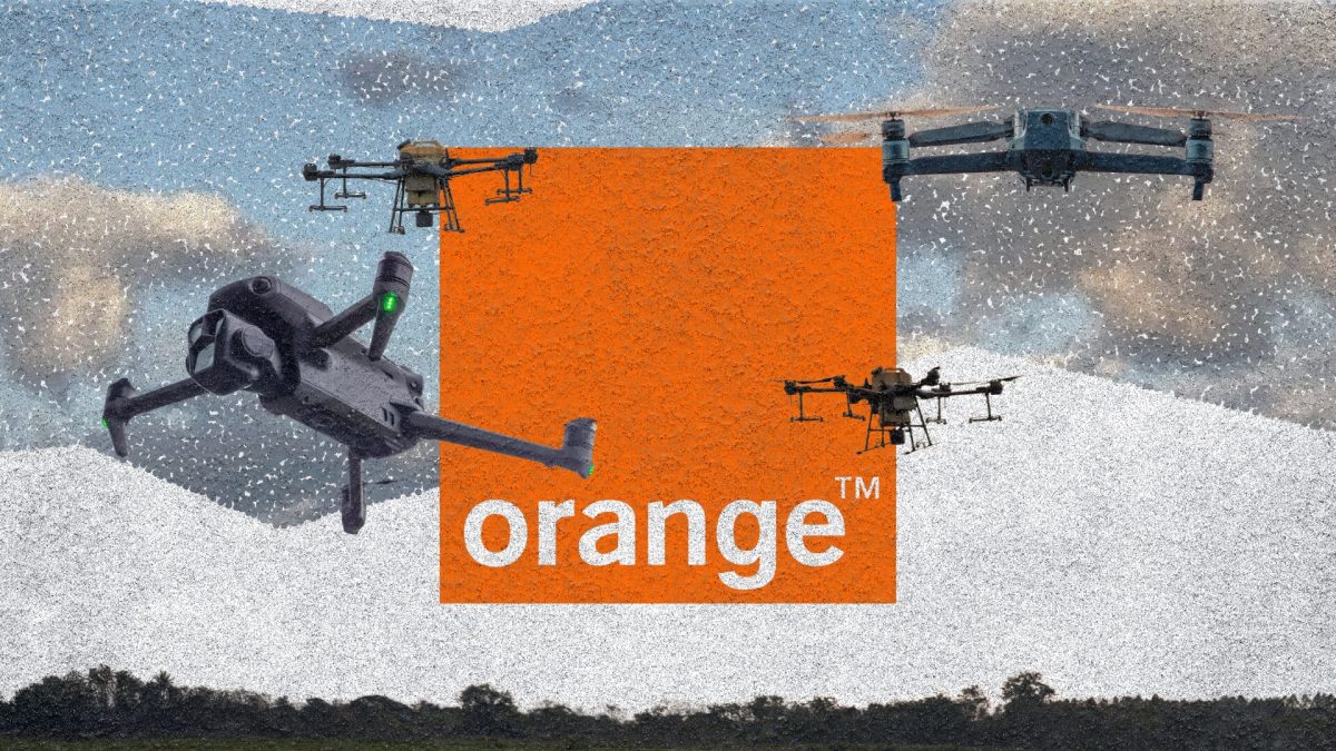 orange drones // Source : Montage Numerama orange drones // Source : Montage Numerama