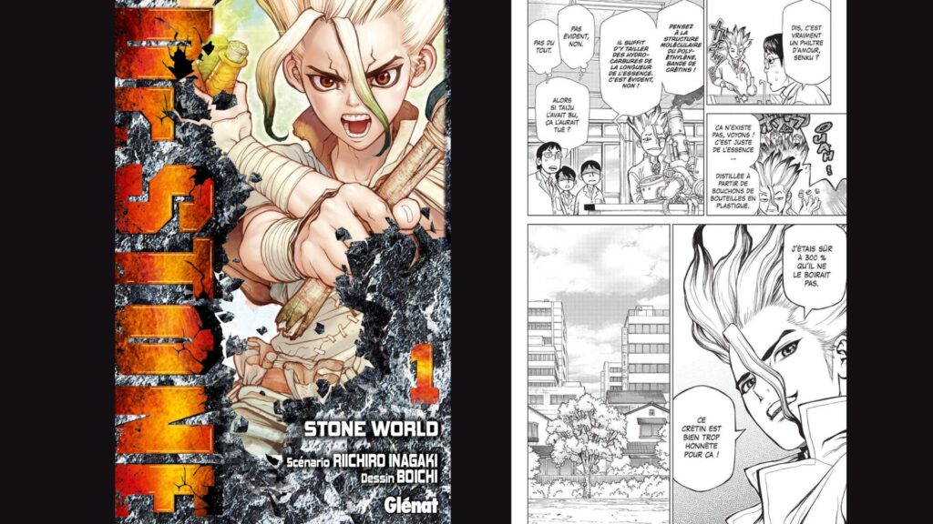 Dr. Stone // Source : Glénat Dr. Stone // Source : Glénat