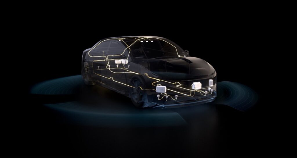 Plateforme de conduite autonome de niveau 4 (Drive Hyperion) // Source : Nvidia Plateforme de conduite autonome de niveau 4 (Drive Hyperion) // Source : Nvidia
