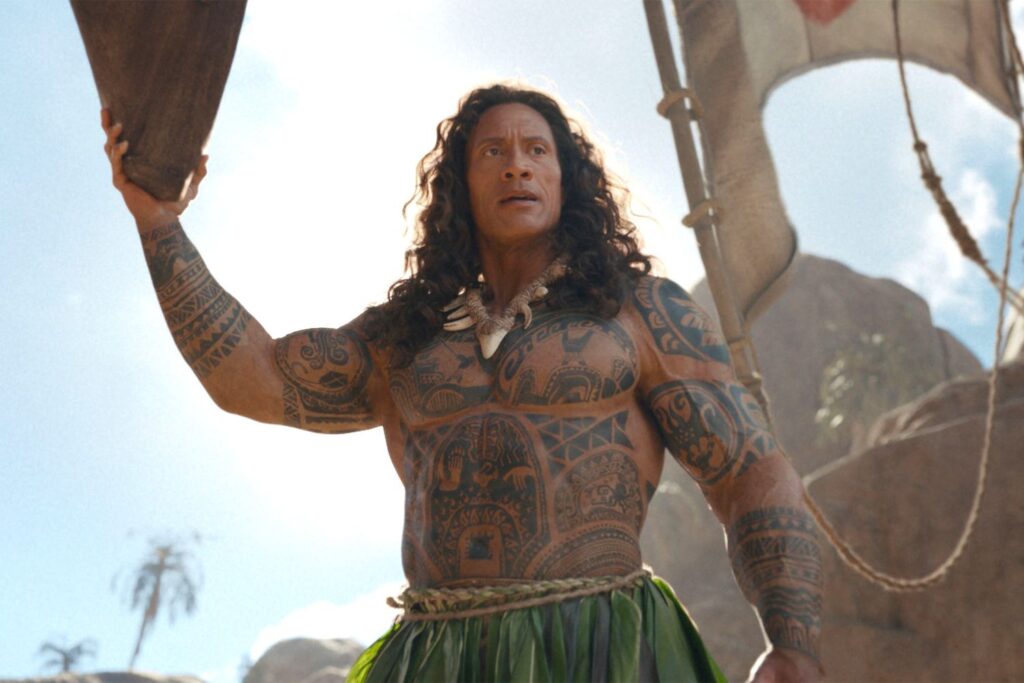 Maui dans Vaiana // Source : Disney Maui dans Vaiana // Source : Disney
