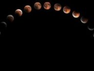 Étapes d'une éclipse lunaire. // Source : Canva