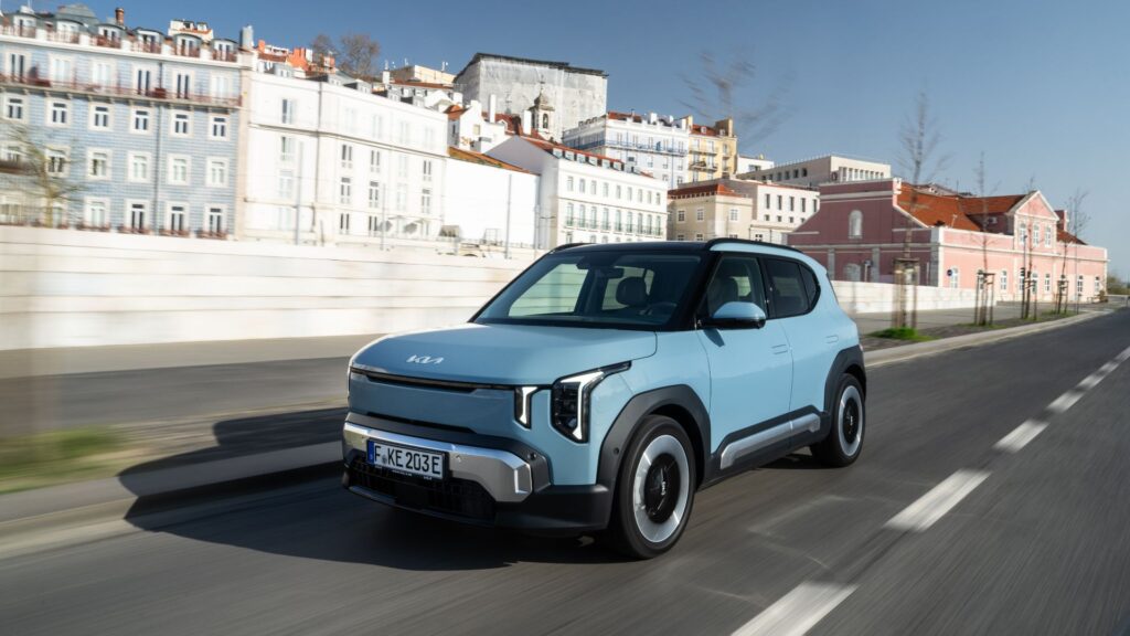 Le Kia EV2 à l'essai // Source : Kia Le Kia EV2 à l'essai // Source : Kia