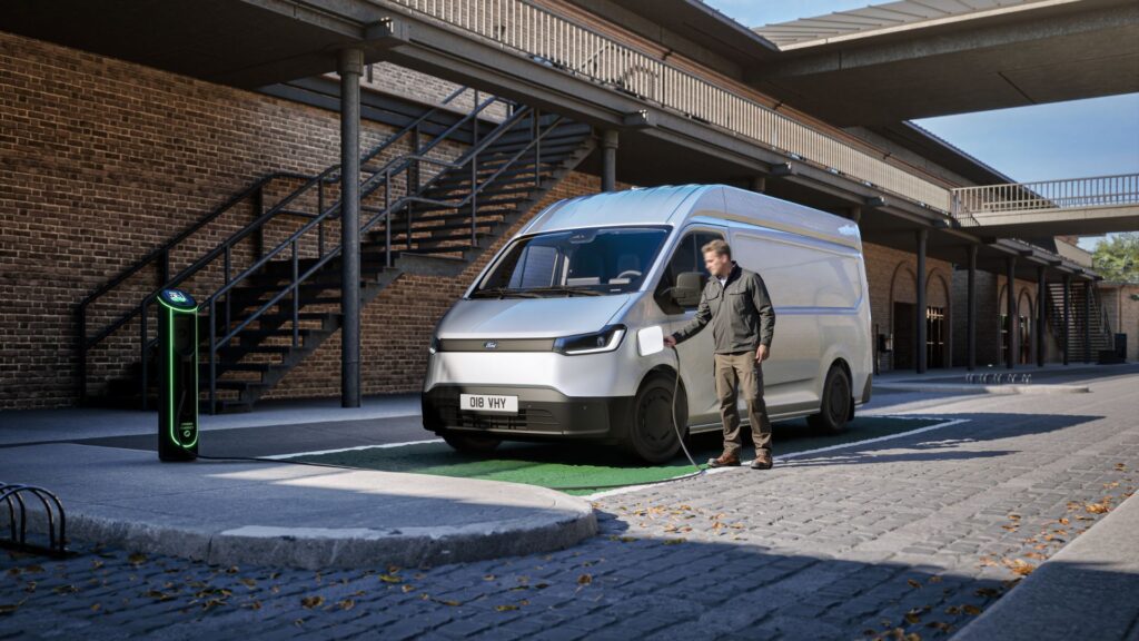 Le nouveau Ford Transit City électrique // Source : Ford