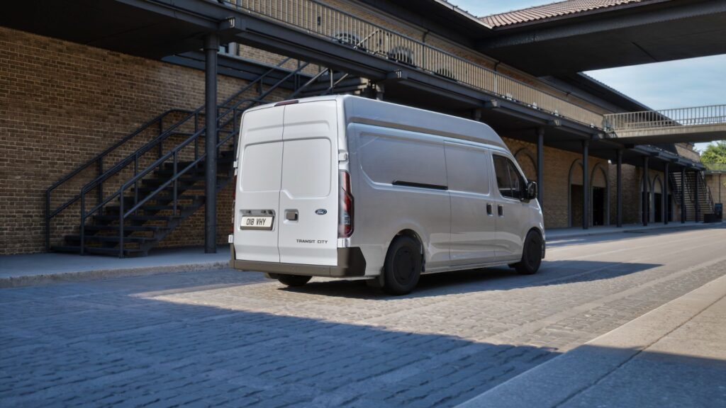 Le nouveau Ford Transit City électrique // Source : Ford