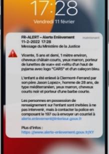 Un visuel du ministère montrant à quoi devrait ressembler l'annonce. // Source : Ministère de la justice Un visuel du ministère montrant à quoi devrait ressembler l'annonce. // Source : Ministère de la justice