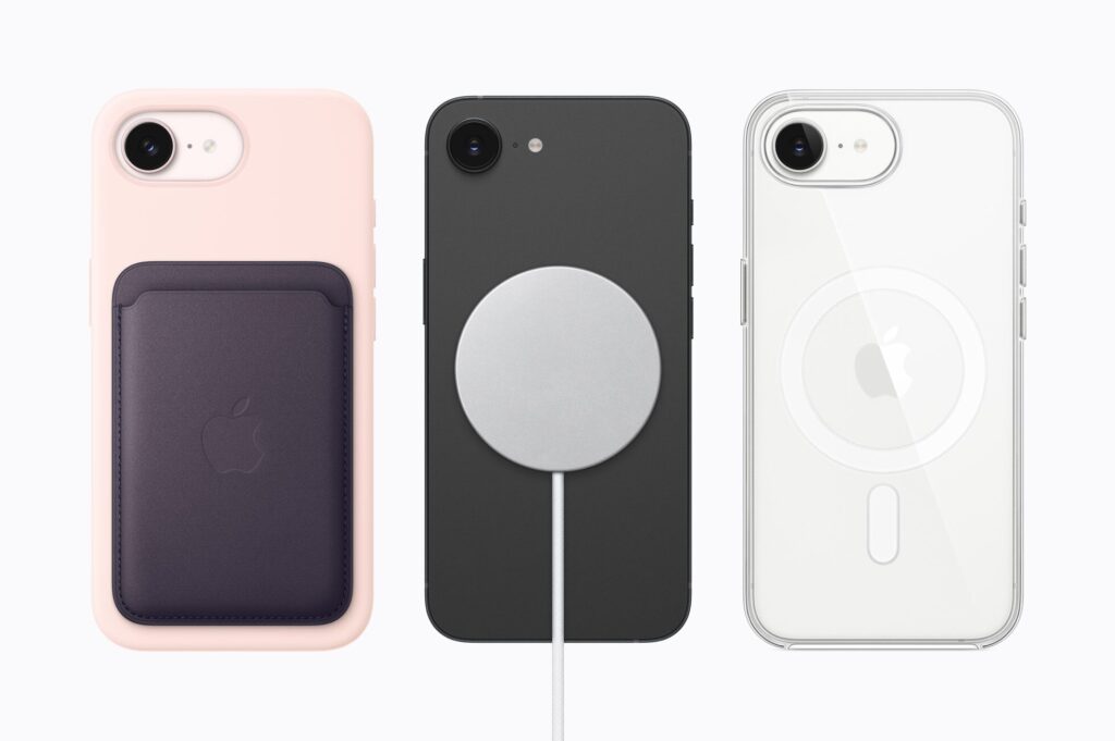 L'iPhone 17e supporte le MagSafe. L'iPhone 17e supporte le MagSafe.