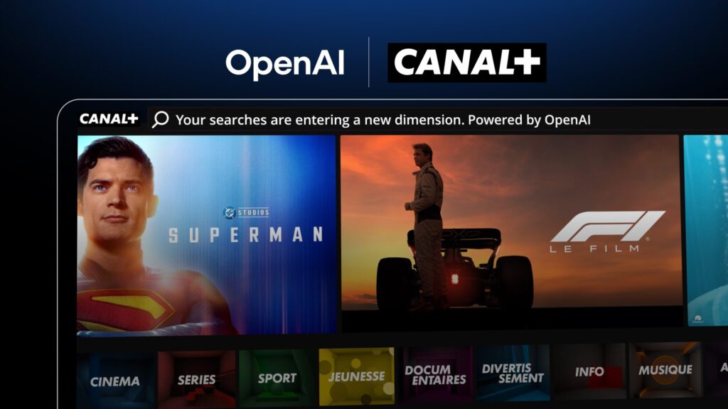 Le moteur de recherche de Canal+ sera bientôt alimenté par OpenAI. Le moteur de recherche de Canal+ sera bientôt alimenté par OpenAI.