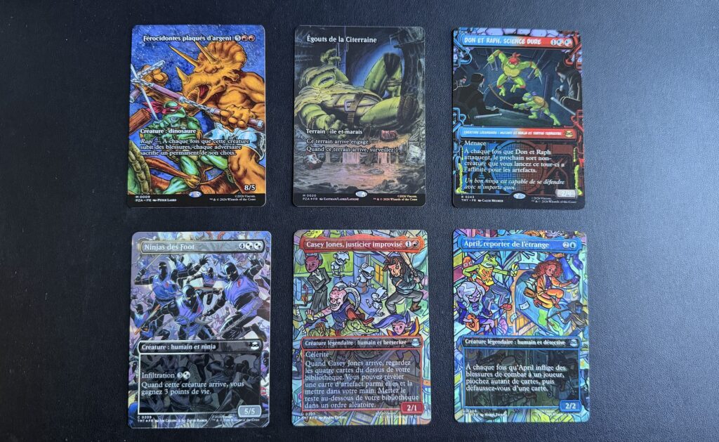 Cartes Magic Tortues Ninja // Source : Numerama Cartes Magic Tortues Ninja // Source : Numerama