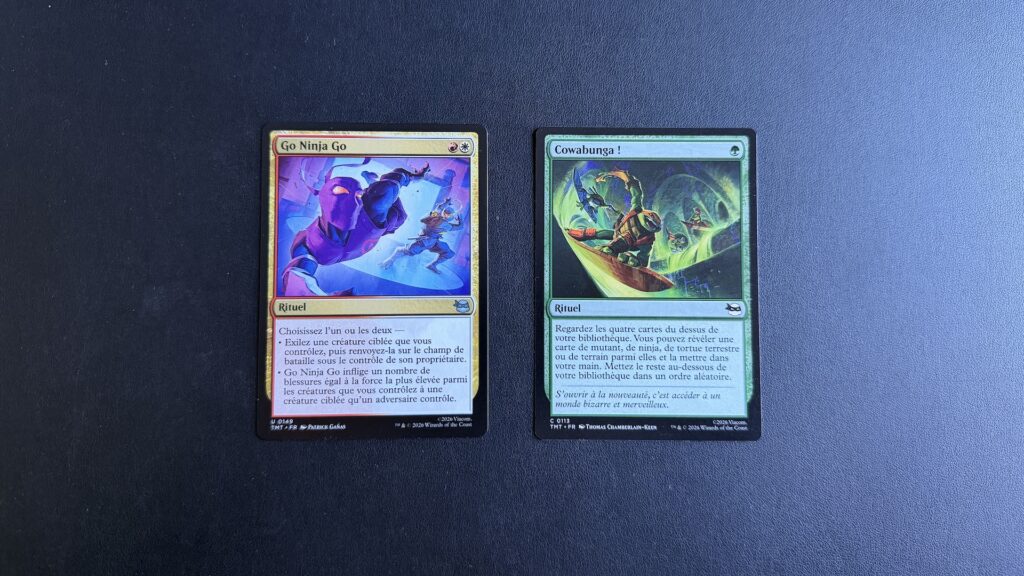 Cartes Magic Tortues Ninja // Source : Numerama Cartes Magic Tortues Ninja // Source : Numerama