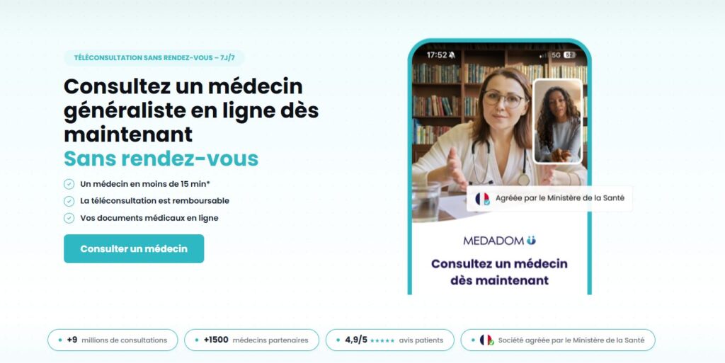 MEDADOM est disponible sur ordinateur, smartphone et tablette MEDADOM est disponible sur ordinateur, smartphone et tablette