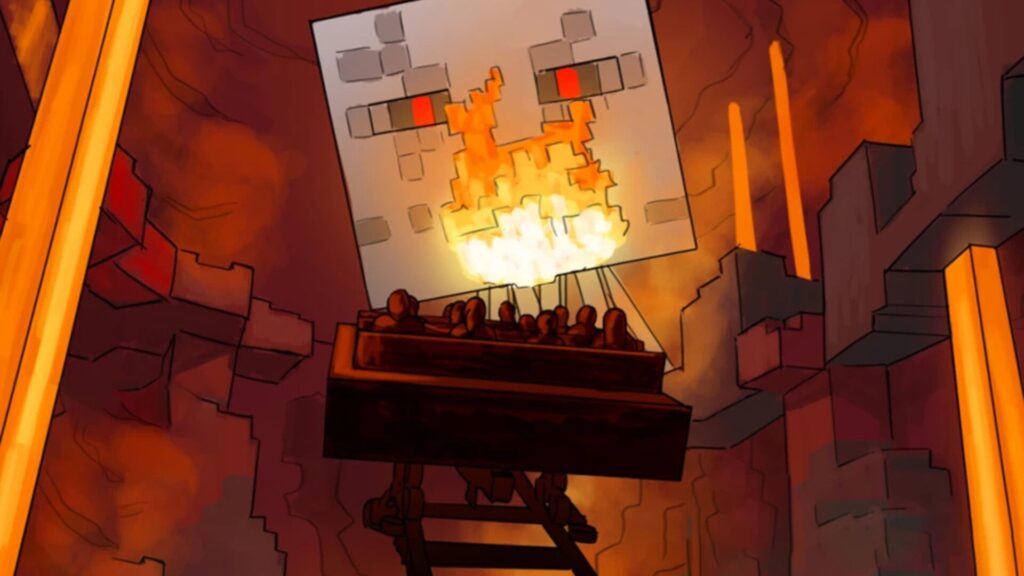Concept de Minecraft World // Source : Merlin Entertainments Concept de Minecraft World // Source : Merlin Entertainments