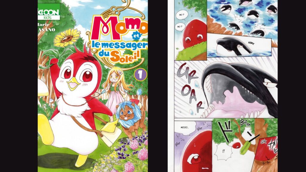 Momo et le messager du soleil // Source : Ki-oon Momo et le messager du soleil // Source : Ki-oon