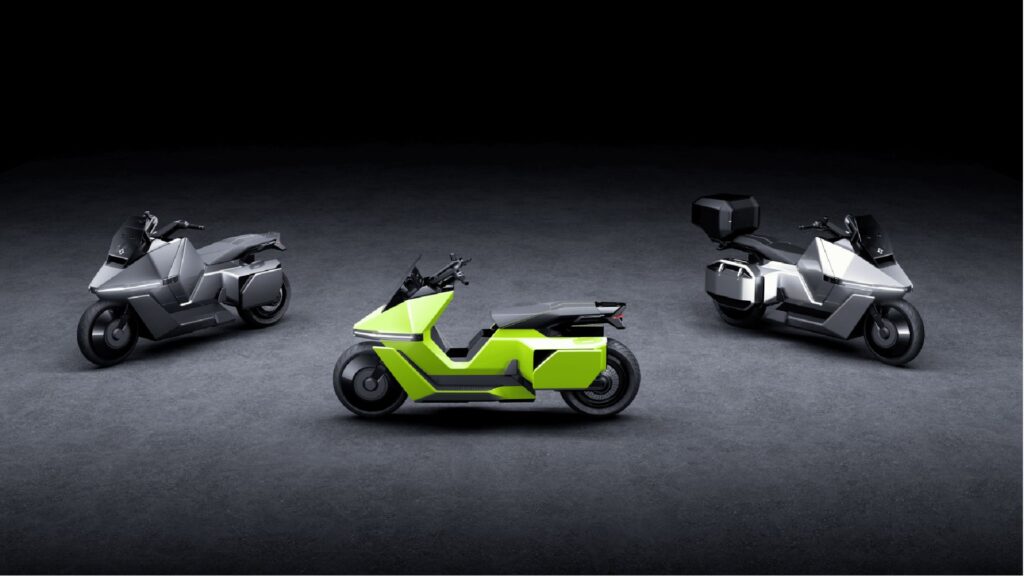 Le scooter électrique auto-équilibré d'Omoway // Source : Omoway Le scooter électrique auto-équilibré d'Omoway // Source : Omoway